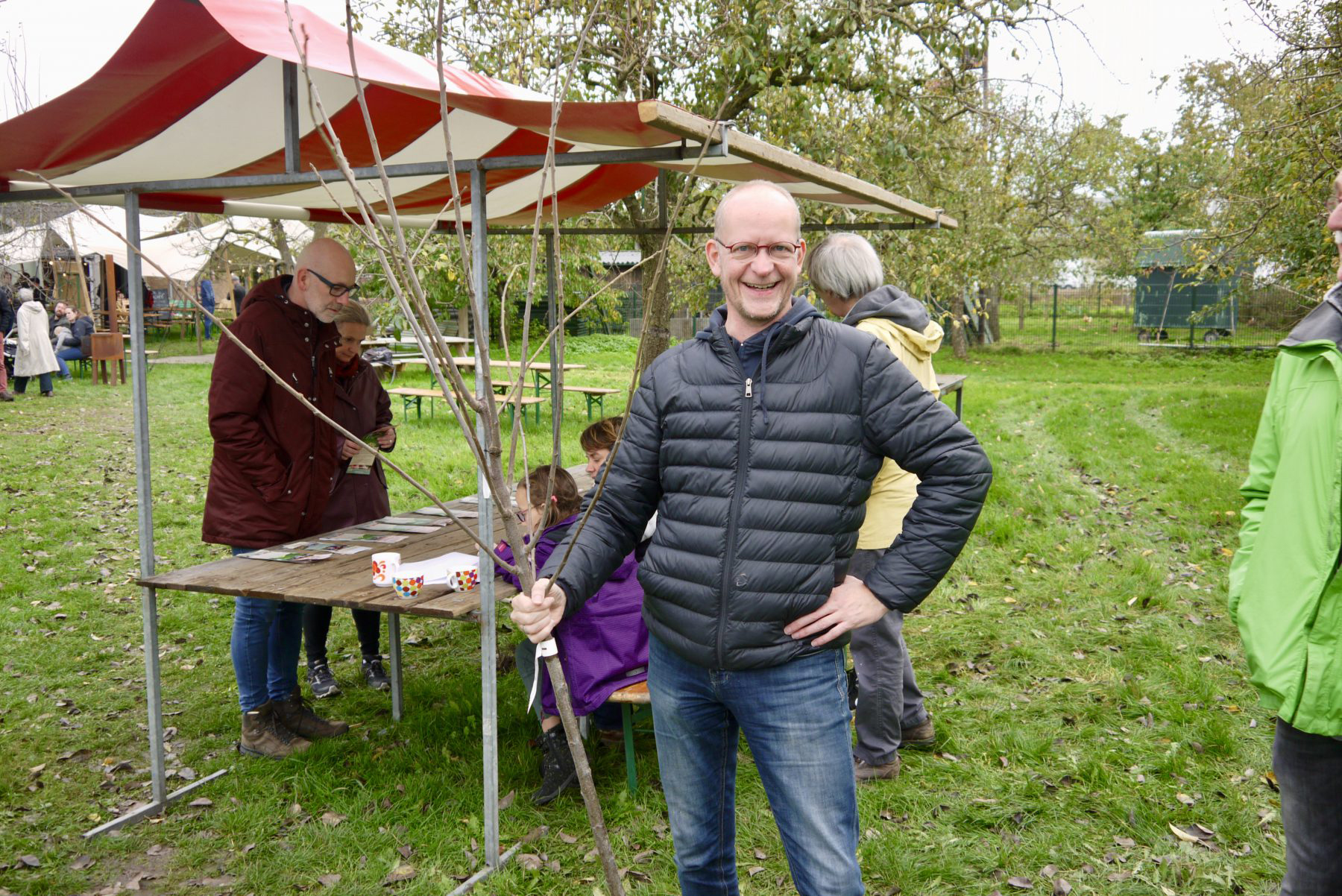 Fruitboompje ophalen